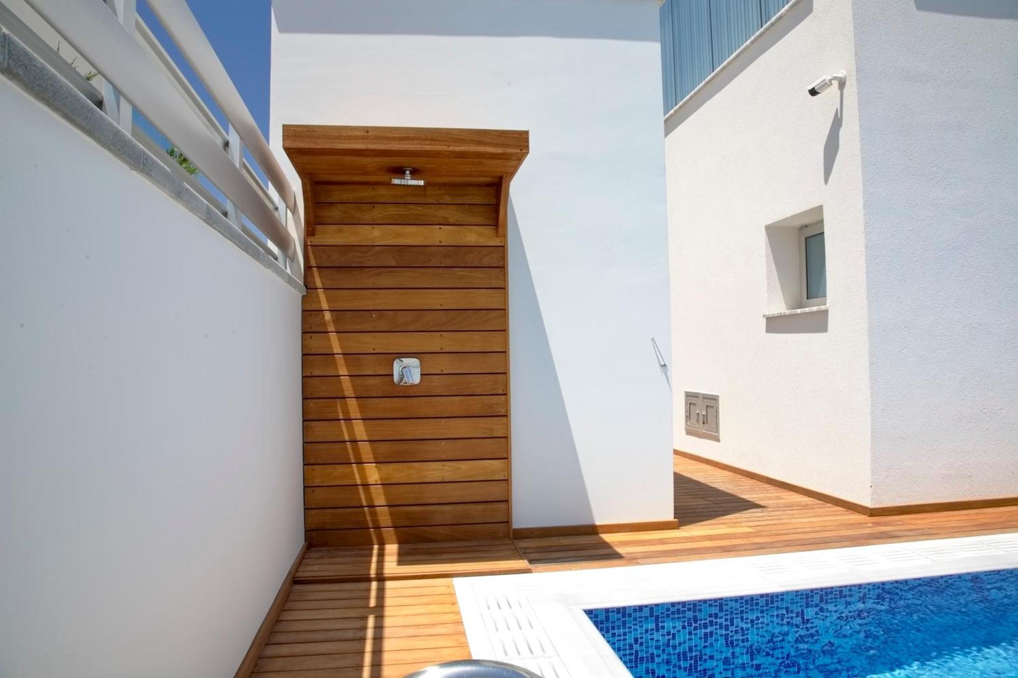 Seaview Luxury Villa Jacuzzi & Pool! 2 Min Beach Протарас Экстерьер фото