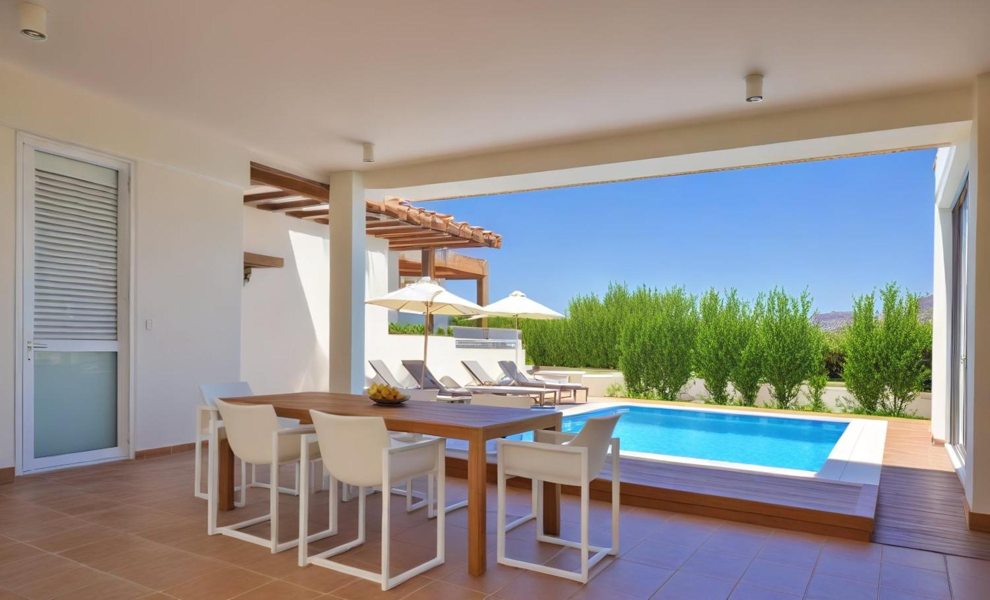 Seaview Luxury Villa Jacuzzi & Pool! 2 Min Beach Протарас Экстерьер фото
